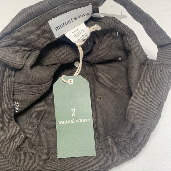 MUTUAL WEAVE ADJUSTABLE ONE SIZE HAT CAP BROWN Unisex NEW - Picture 4 of 10